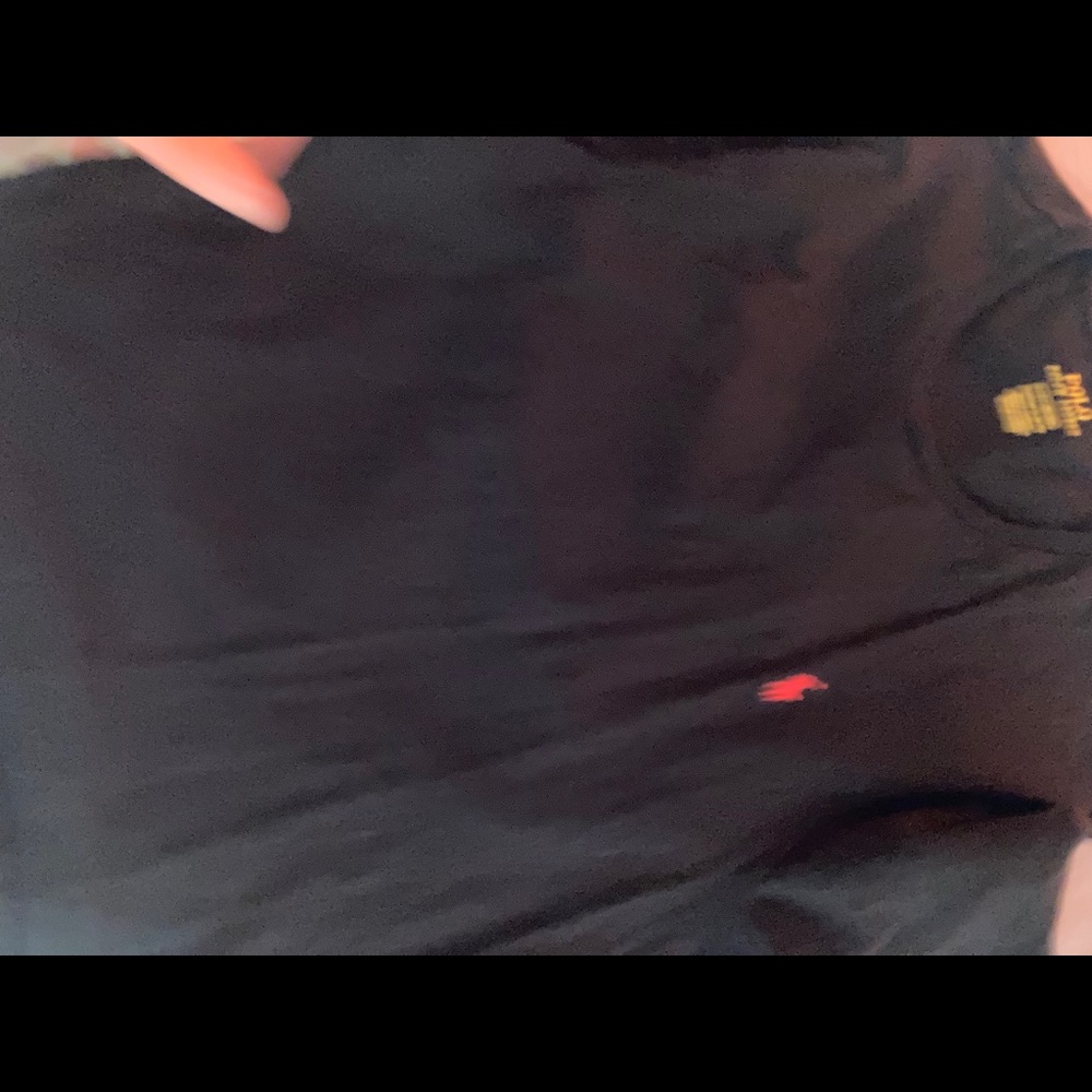 Black Polo Long Sleeve T Shirt